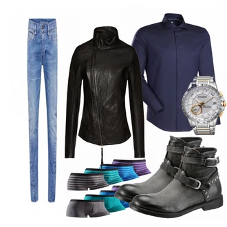 Outfit mit Schwarz Unterhose Buffalo "highlevel"