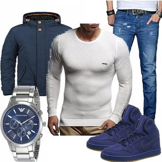 Winter Outfits Feine mit Grau Unkategorisiert Leif Nelson "Hitch"Look: Moderne, Empire, Elegant, Dad, Classic, Chill, Coole, Business, Stil, Feine, Casual