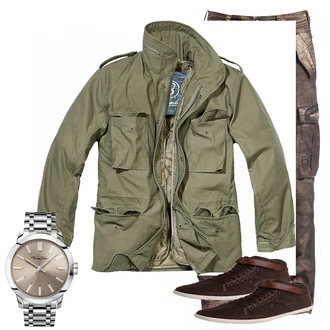 Outfit mit Braun Sneaker Boxfresh "Hjalmar"