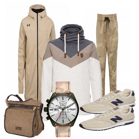 Weiß Schuh Sneaker New Balance kombinieren mit Hose