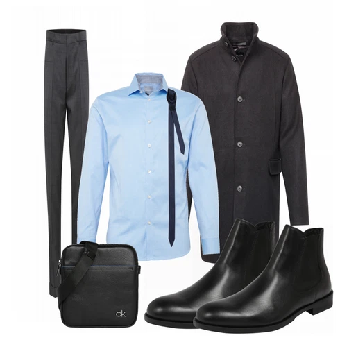 Schwarz Stiefel SELECTED HOMME kombinieren