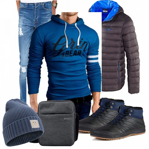 Blau Overall Amaci&Sons kombinieren