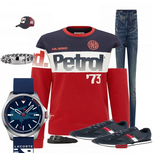 Blau Accessoire Gürtel Tom Tailor Denim kombinieren