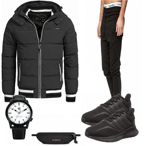 Blau Winter Parka/Regenjacke Indicode Jeans kombinieren