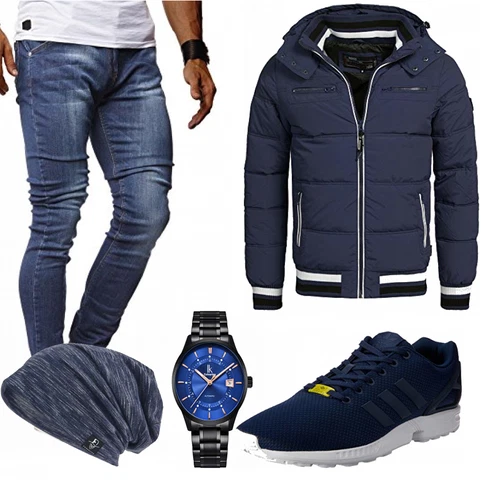 Blau Overall/Hut VECRY kombinieren