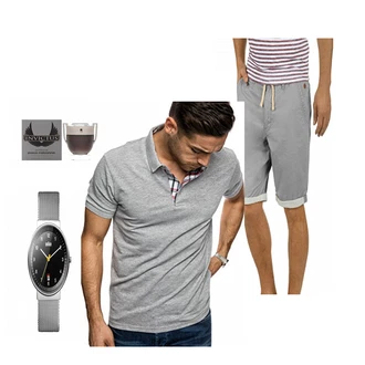 Outfit mit Grau Braun "invictus"