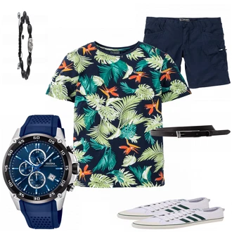 Outfit mit Schwarz Schmuck Royal-Ego "Irono"