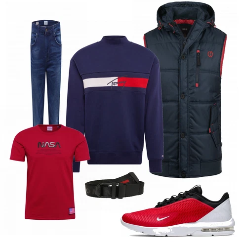 Mischfarben T-Shirt Jack & Jones kombinieren