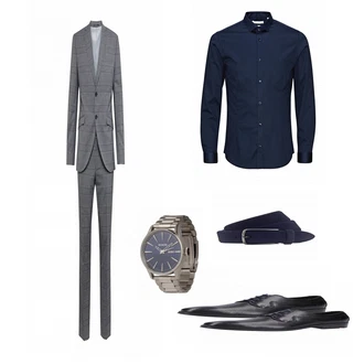 Outfit mit Schwarz Casual Hemd Jack & Jones "Jack and Jones"