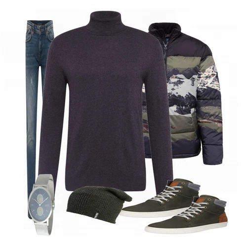 Schwarz Strickjacke Jack & Jones kombinieren