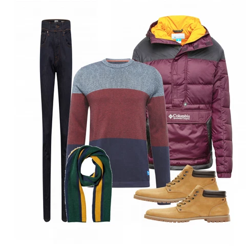Grün Schal Jack & Jones kombinieren