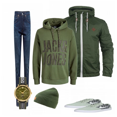 Mischfarben Hut KnowledgeCotton Apparel kombinieren