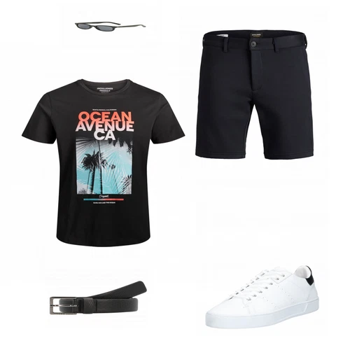 Mischfarben T-Shirt Jack & Jones kombinieren