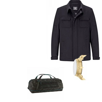 Outfit mit Blau Sportrucksack Patagonia "JanVanderstorm"