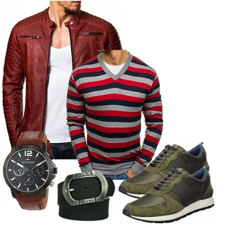 Outfit mit Blau Trachtenmode Ted Baker "JEANS"
