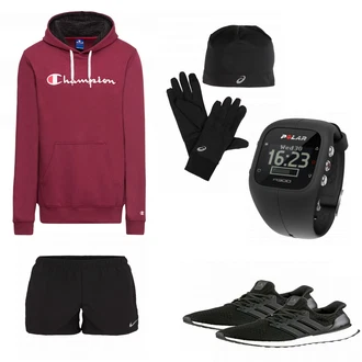 Outfit mit Schal "Jogger"