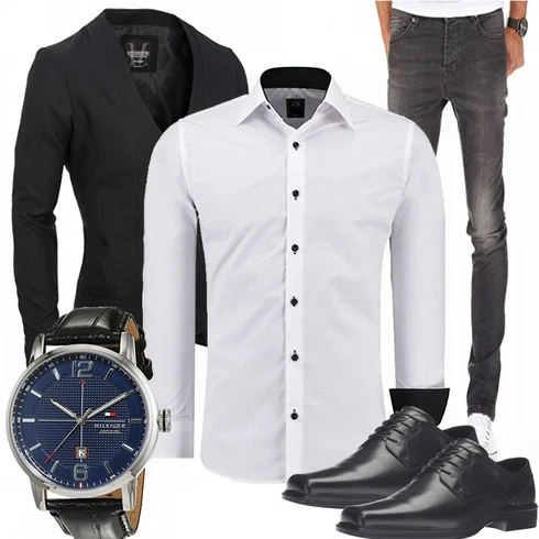 Weiß Accessoire J'S FASHION kombinieren