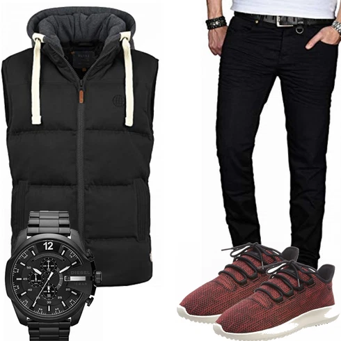 Rot Trachtenmode Adidas kombinieren