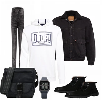Outfit mit Blau Tigha "JOOP"