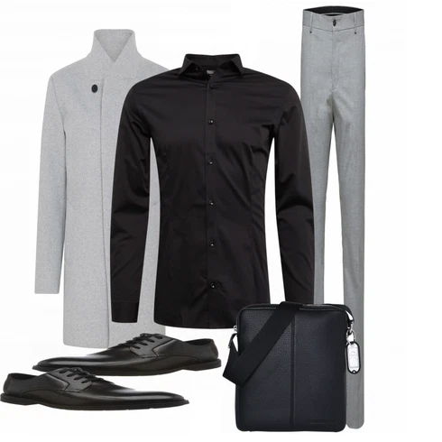 Schwarz Casual Hemd Jack & Jones kombinieren