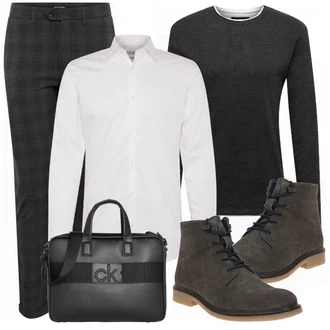 Business Outfits mit Schwarz Große Größe Key Largo "Klassisches Outfit"