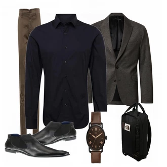 Outfit mit Blau Drykorn "Klassisches Outfit"