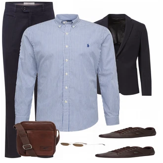 Outfit mit Blau Drykorn "Klassisches Outfit"