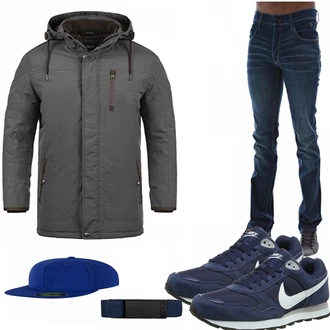 Outfit mit Blau Salewa "Kordy"