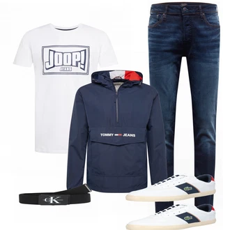 Outfit mit Blau Sneaker Lacoste "Lacoste"
