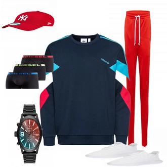 Outfit mit Schwarz Unterhose Diesel "Landlo"