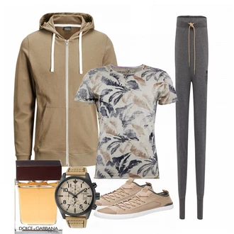 Outfit mit Braun Sneaker Converse "Laub"