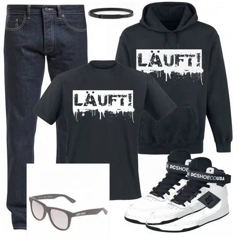 Grau Sonnenbrille Camp David kombinieren