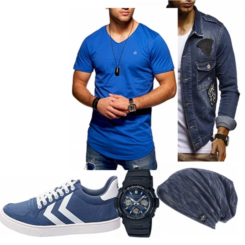 Blau Overall/Hut VECRY kombinieren