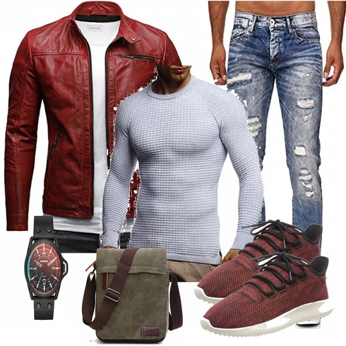 Rot Trachtenmode Adidas kombinieren