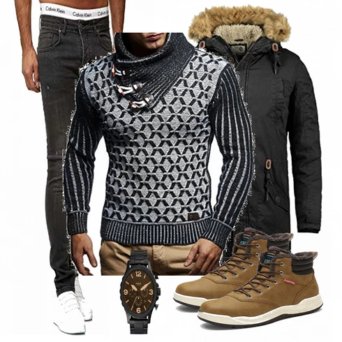 Grün Trachtenmode/Winter Parka Dannto kombinieren