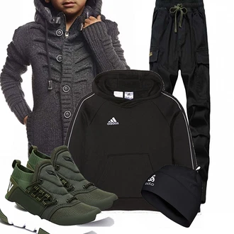 Outfit mit Blau Hut Odlo "Leif Nelson"