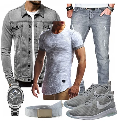 Grau Overall/Winter Parka OZONEE kombinieren