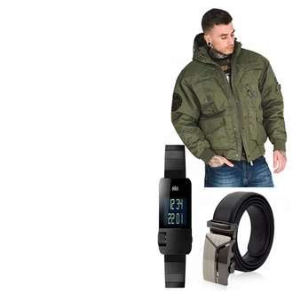 Outfit mit Blau Braun "letmebe"