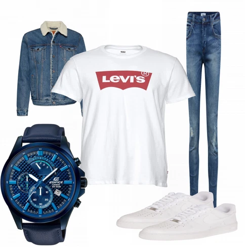 Grau Schuh Sneaker Nike Sportswear kombinieren