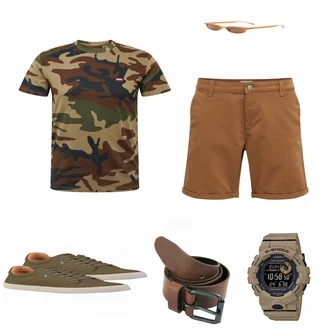 Outfit mit Grün Schuh Sneaker Boxfresh "Levis Shirt"