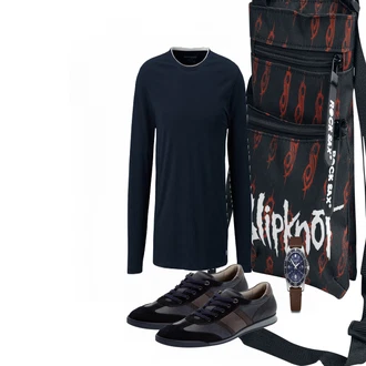Outfit mit Blau Sneaker Lloyd "Lloyd"