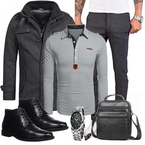 Blau Overall/Wintermantel/Winter Parka Indicode Jeans kombinieren