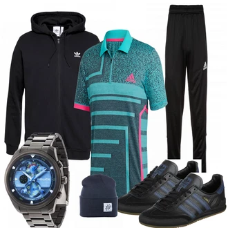Outfit mit Blau Hut Jack & Jones "Lolly"