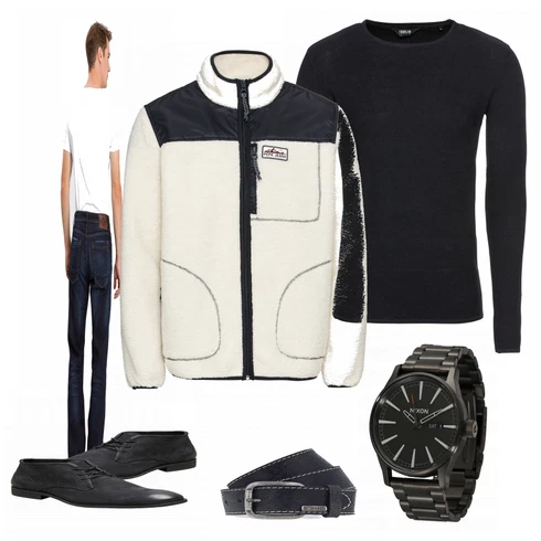 Schwarz Hose Große Größe Cross Jeans kombinieren