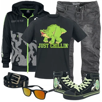 Outfit "Lustiger Look"