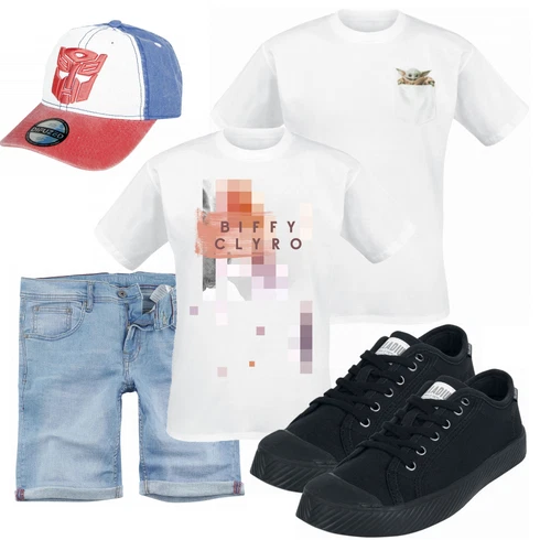 Rosa Accessoire Transformers kombinieren