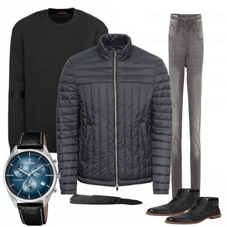 Outfit mit Schwarz Replay "Maddox"