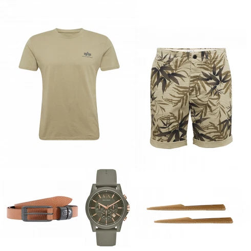 Beige Hemd Alpha Industries kombinieren