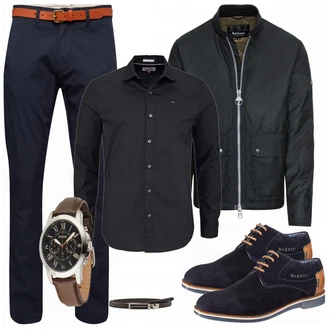 Outfit mit Schwarz Casual Hemd Tommy Jeans "MANGO"