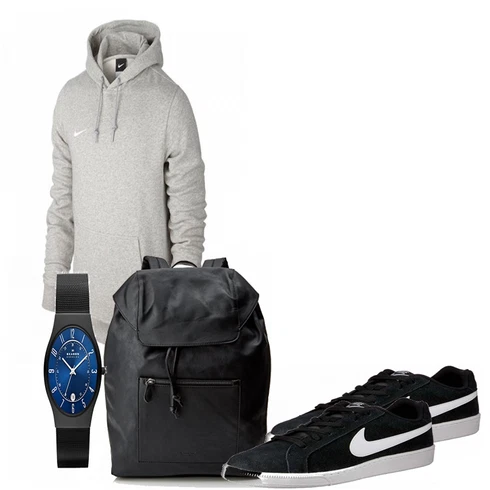 Schwarz Trachtenmode Nike kombinieren